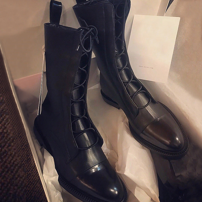 VIREO | Bottines Moto A Talon Bas