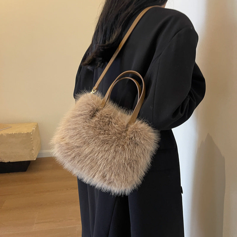 Sac fourrure de renard