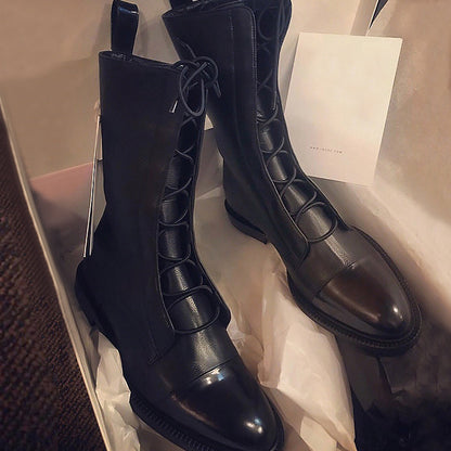 VIREO | Bottines Moto A Talon Bas